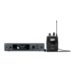 Sennheiser Evolution EW IEM G4 wireless in-ear monitor system with microphone and receiver, professional audio equipment.