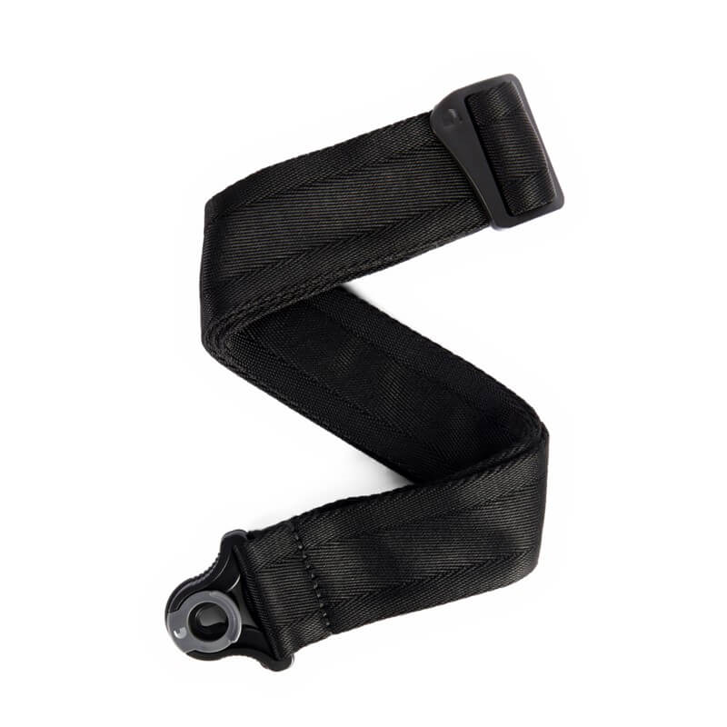 D'Addario Auto Lock Nylon Guitar Strap - Black