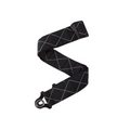 D'Addario Auto Lock Padded Guitar Strap - Black Diamond