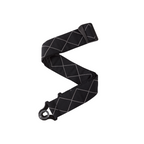 D'Addario Auto Lock Padded Guitar Strap - Black Diamond