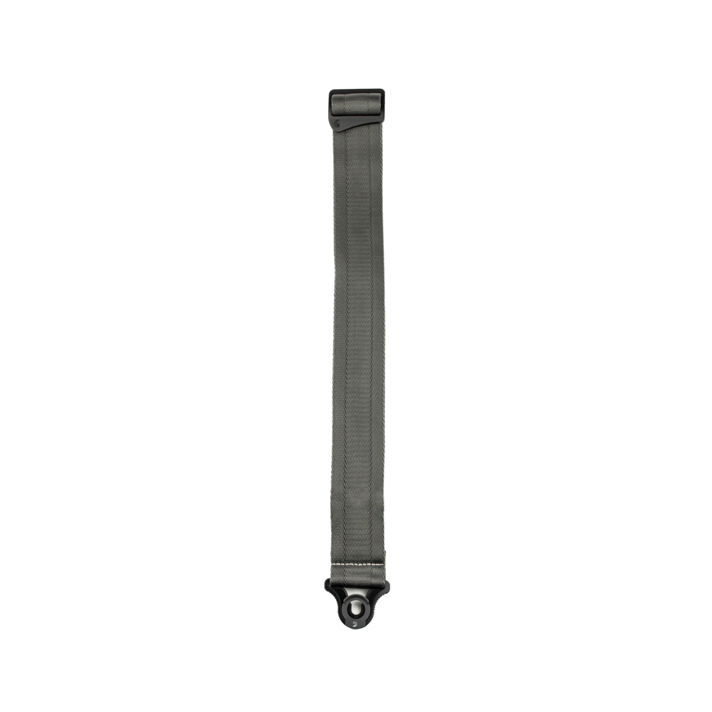 D'addario Auto Lock Guitar Strap - Metal Grey