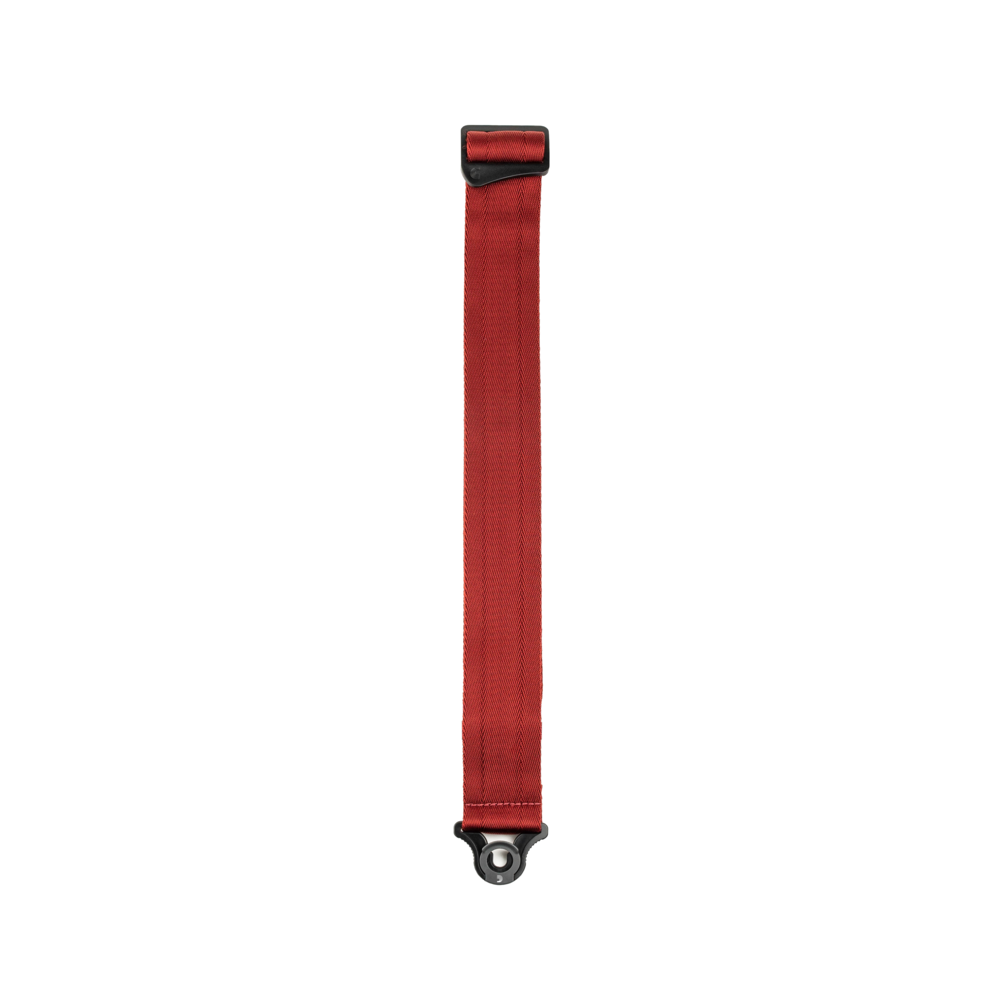 D'addario Auto Lock Guitar Strap - Blood Red