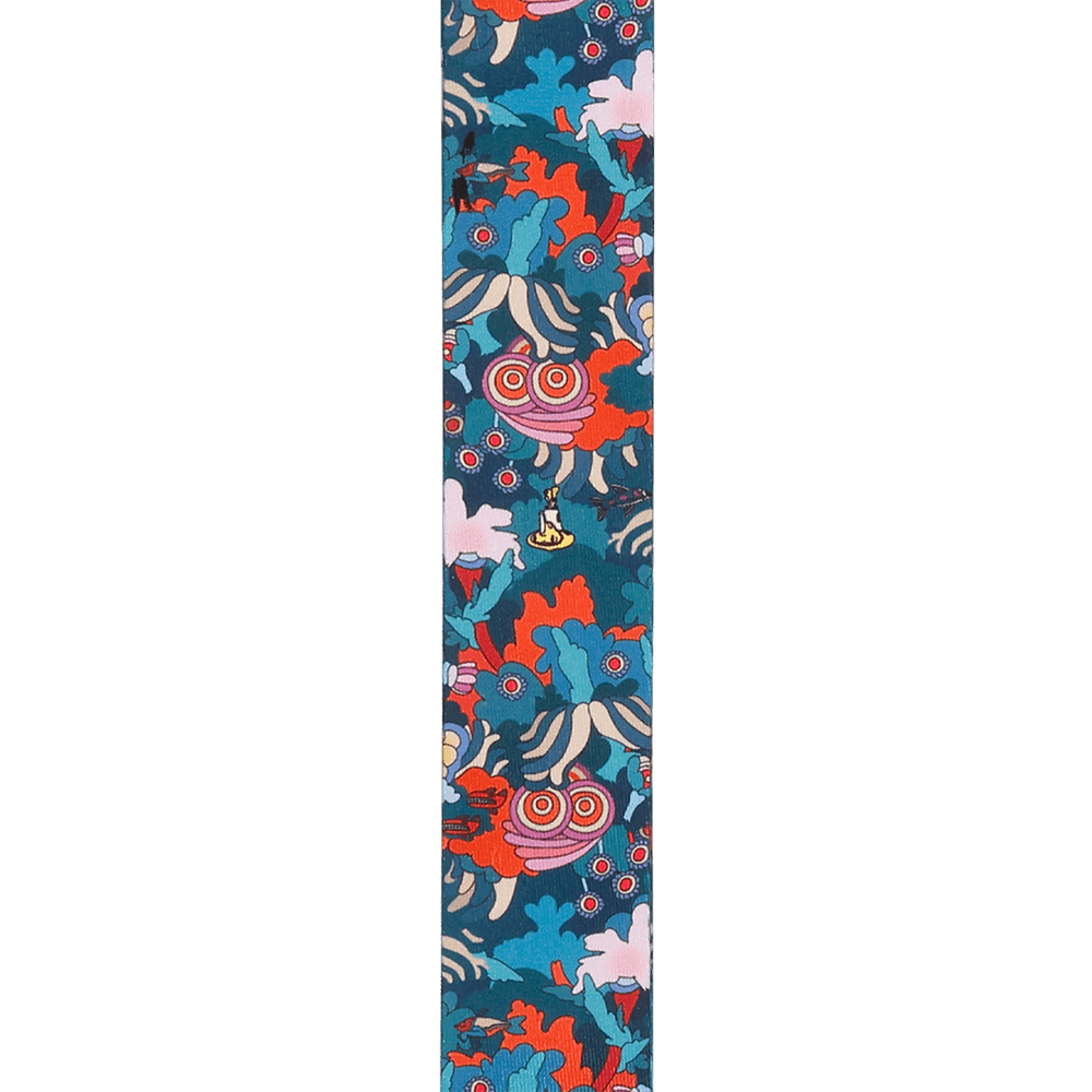 D'Addario The Beatles Yellow Submarine 55th Anniversary Polyester Guitar Strap - Under the Sea