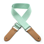 DSL Straps Weaving Cotton Guitar Strap 2" - Aqua