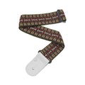 D'Addario Hootenanny Style 1 Nylon Woven Guitar Strap - Yellow Pattern