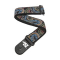 D'Addario Joe Satrani Woven Guitar Strap - Snakes Mosaic