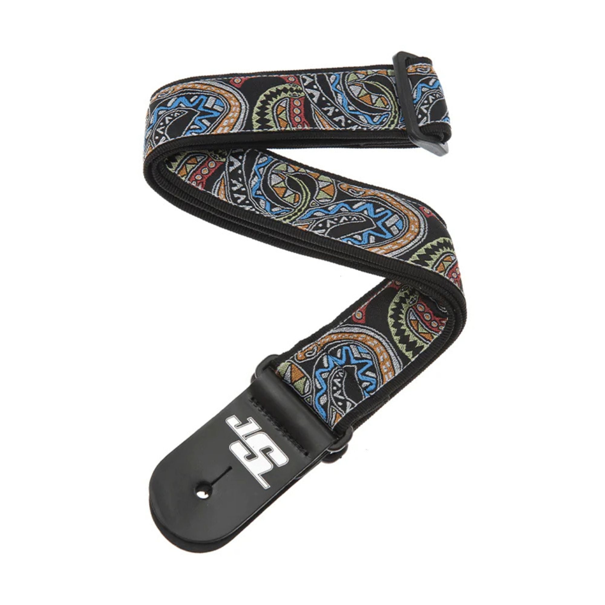 D'Addario Joe Satrani Woven Guitar Strap - Snakes Mosaic