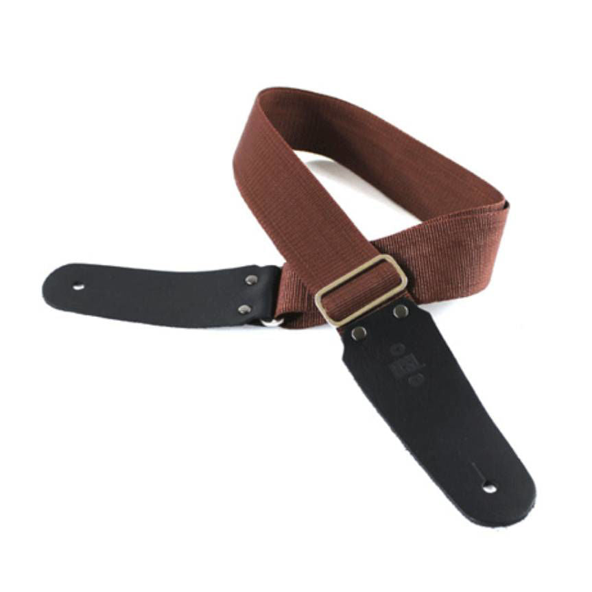 DSL Straps Classic Series Polypropylene Guitar Strap 2in - Brown
