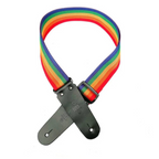 DSL Straps Classic Series Polypropylene Guitar Strap 2in - Rainbow