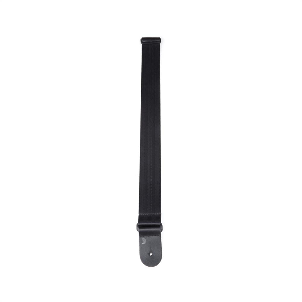 Black Planet Waves 50mm seatbelt style guitar strap with adjustable length and sturdy construction.