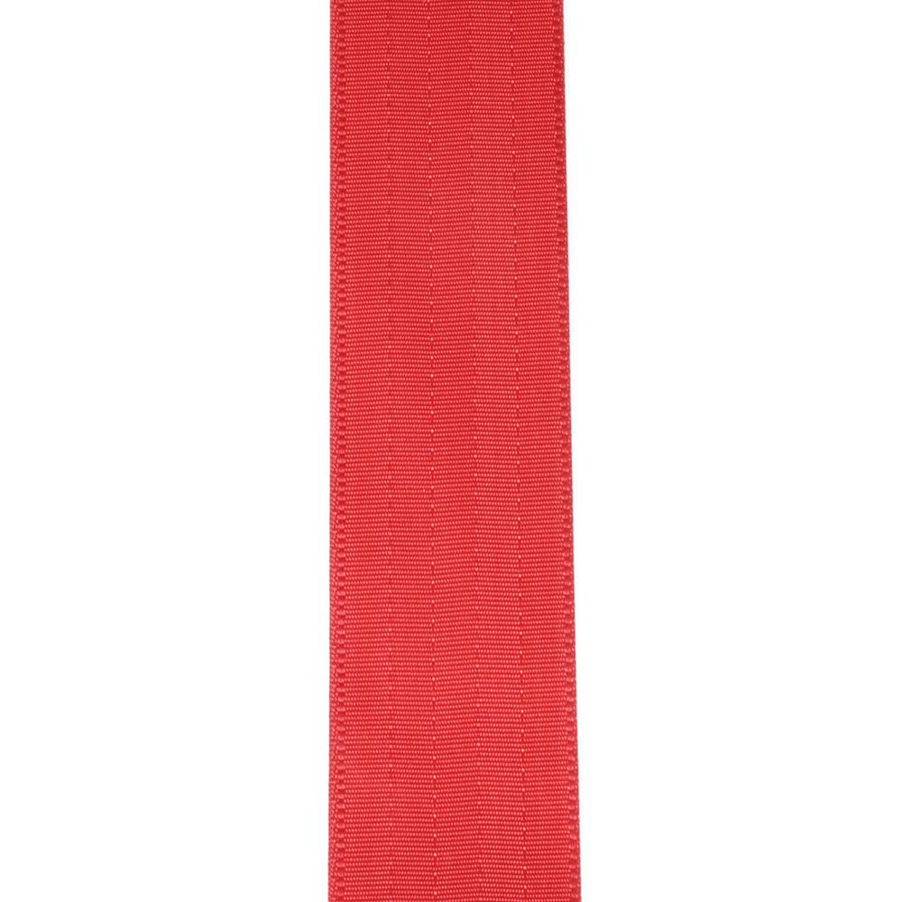 Red D'Addario Planet Waves 50mm Seatbelt guitar strap with adjustable length and durable design, suitable for electric or acoustic guitars.