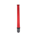 Red Planet Waves 50mm D'Addario guitar strap with seatbelt-style design, adjustable for comfortable playing.