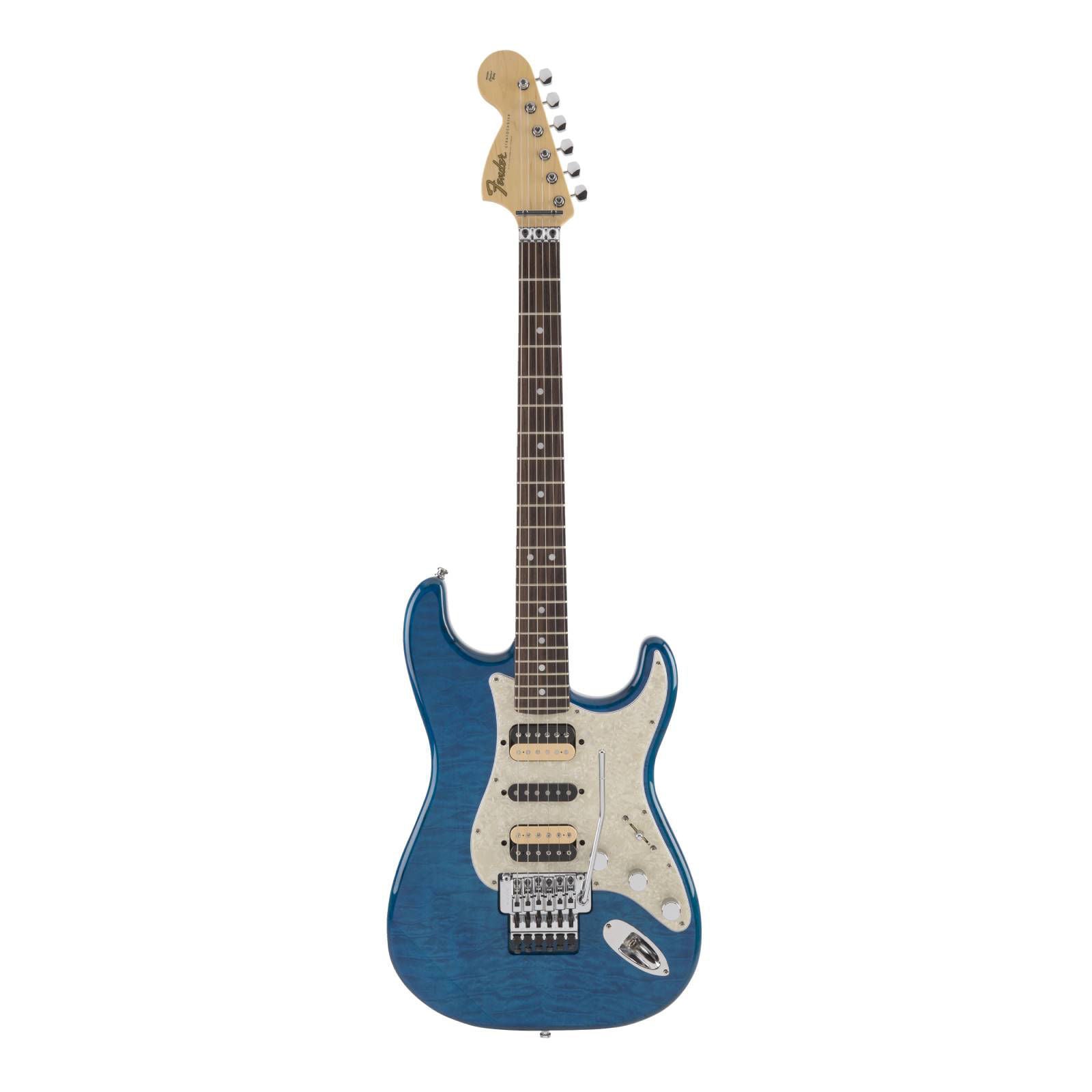 Fender Michiya Haruhata Stratocaster w/Rosewood Fretboard - Caribbean Blue Trans