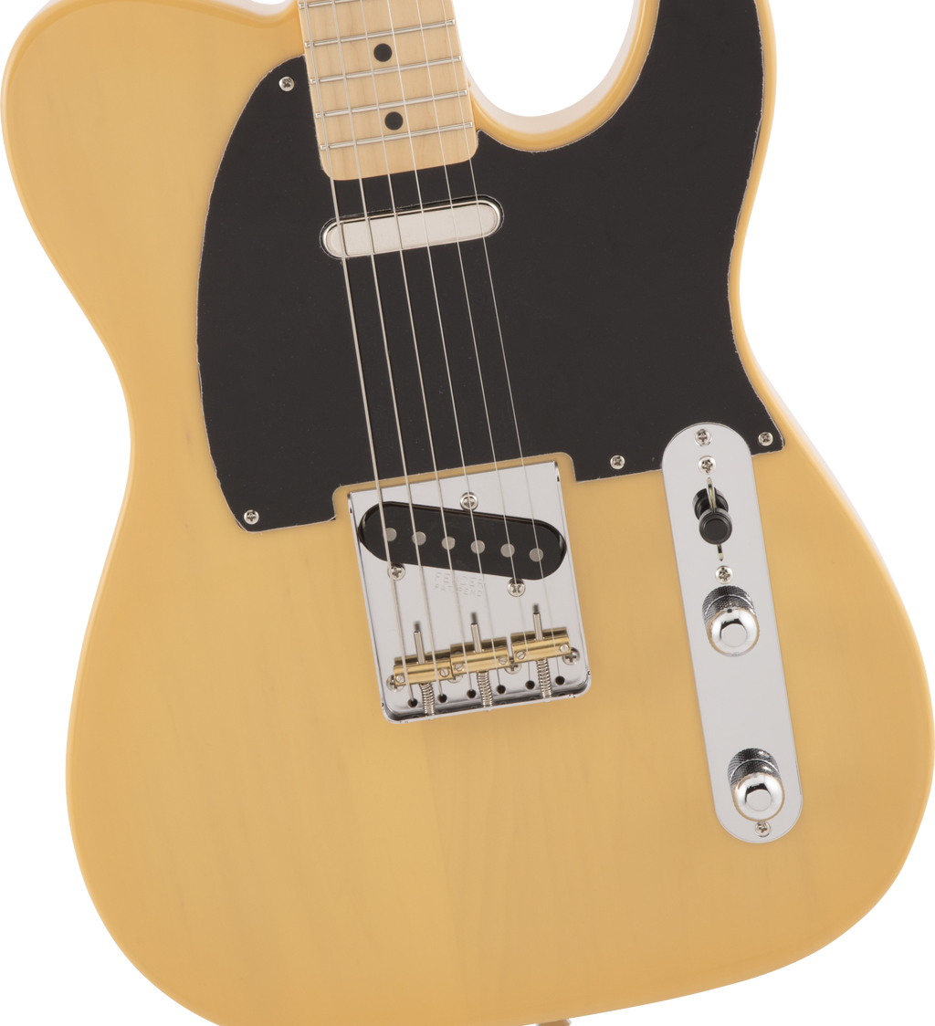 Fender Made in Japan Traditional 50s Telecaster Maple FB Electric Guitar- Butterscotch Blonde