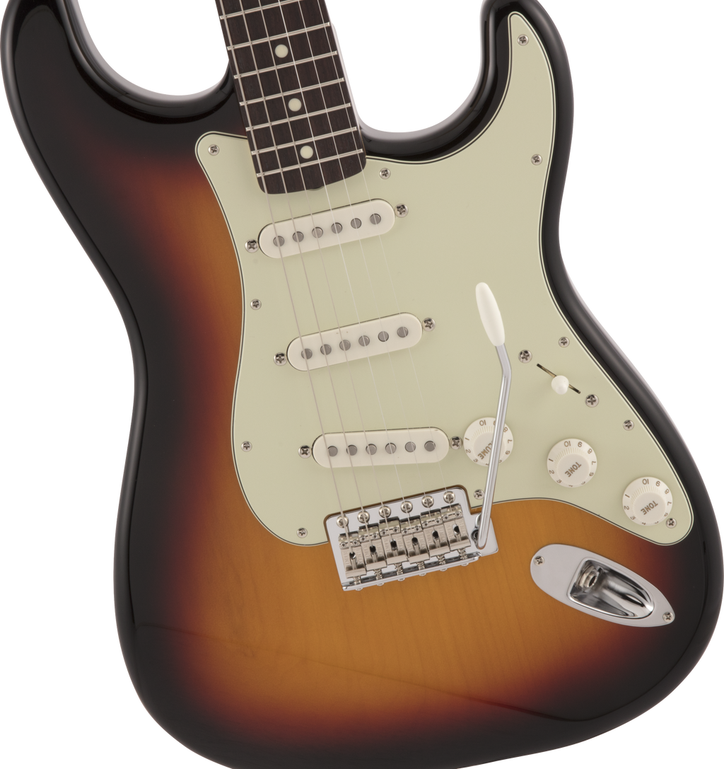 Fender MIJ Traditional 60s Stratocaster Guitar w/Rosewood Fretboard - 3 Colour Burst