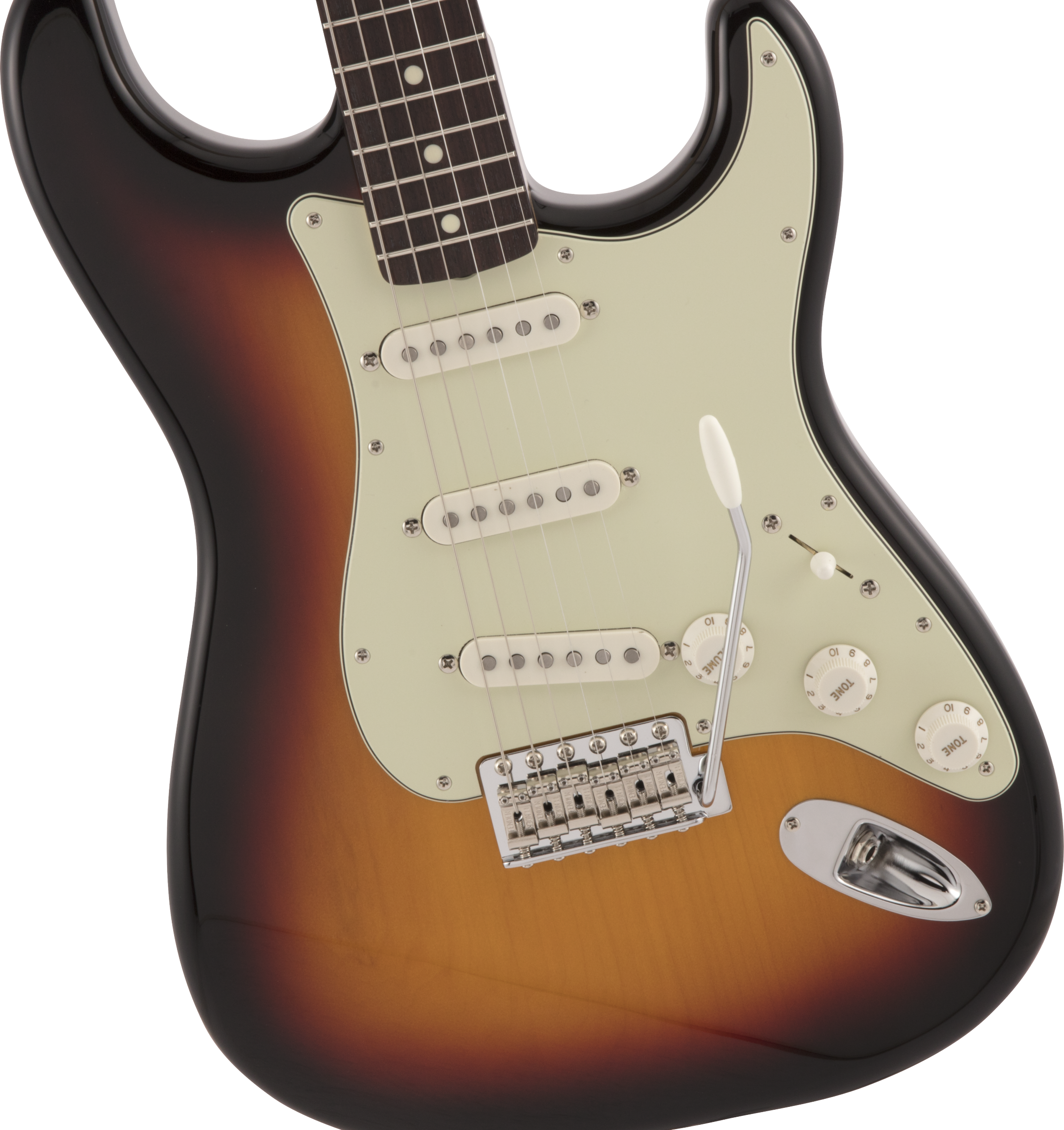 Fender MIJ Traditional 60s Stratocaster Guitar w/Rosewood Fretboard - 3 Colour Burst
