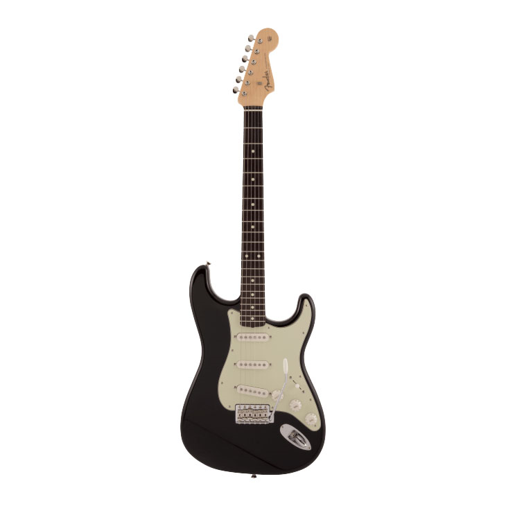 Fender MIJ Traditional 60s Stratocaster Electric Guitar w/Rosewood Fretboard - Black