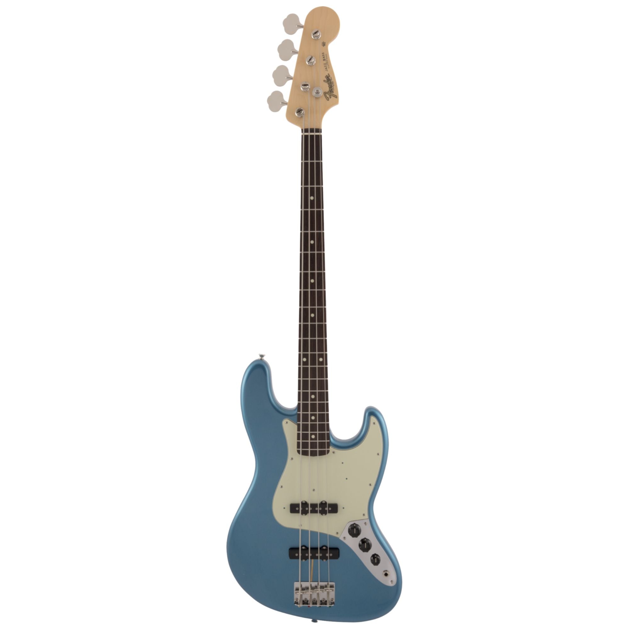 Fender MIJ Traditional 60s Jazz Bass Guitar w/Rosewood Fretboard - Lake Placid Blue