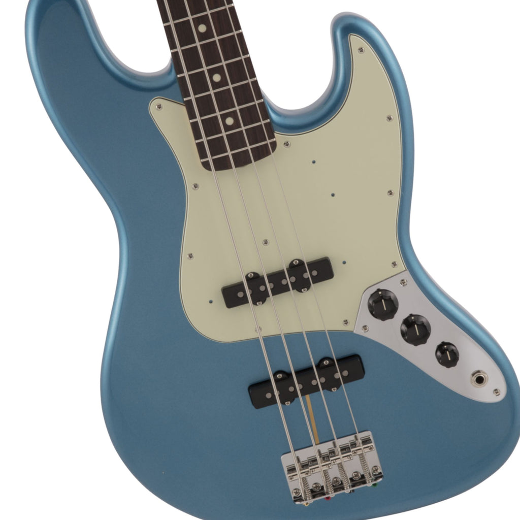 Fender MIJ Traditional 60s Jazz Bass Guitar w/Rosewood Fretboard - Lake Placid Blue