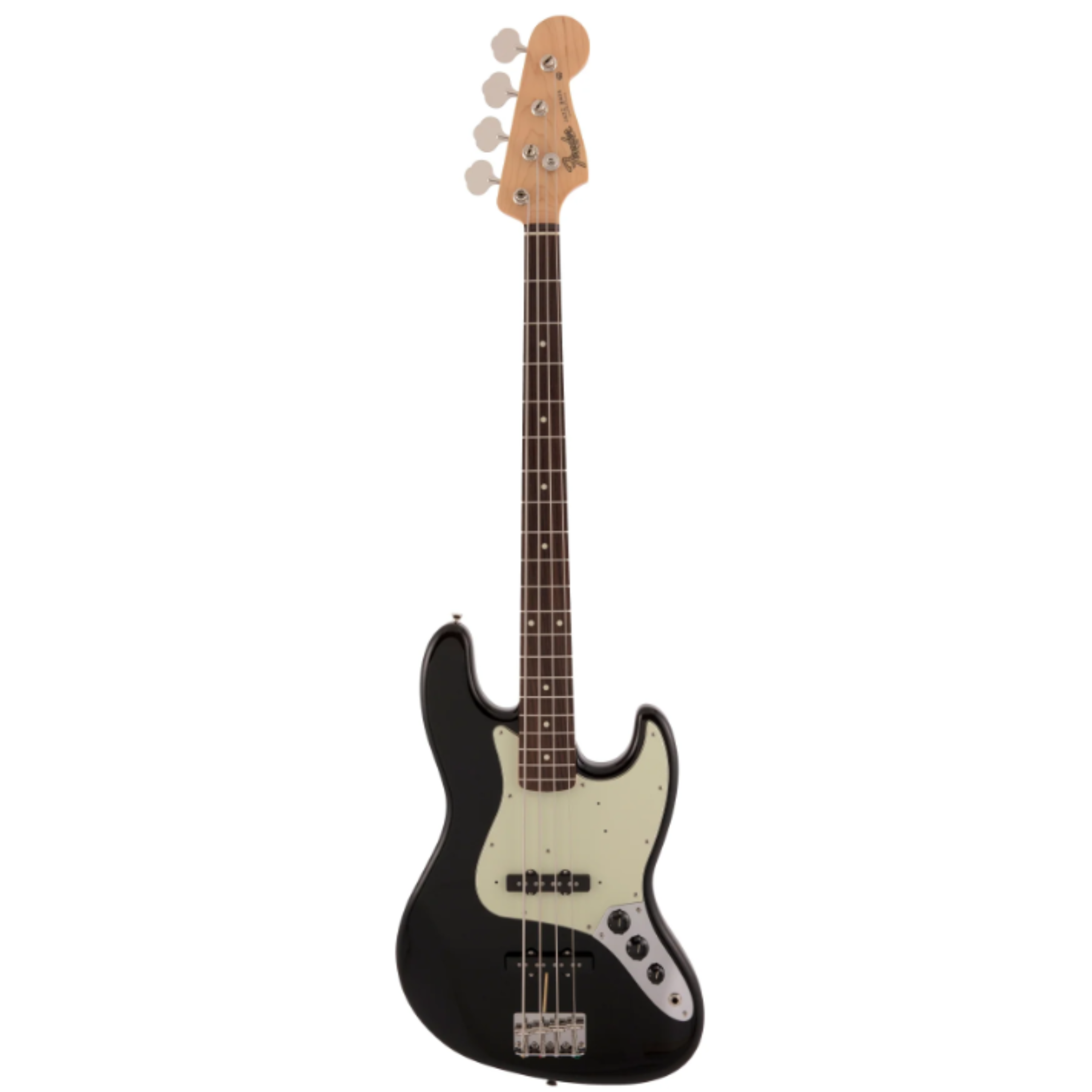 Fender MIJ Traditional 60s Jazz Bass Electric Guitar w/Rosewood Fretboard - Black