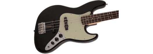 Fender MIJ Traditional 60s Jazz Bass Electric Guitar w/Rosewood Fretboard - Black