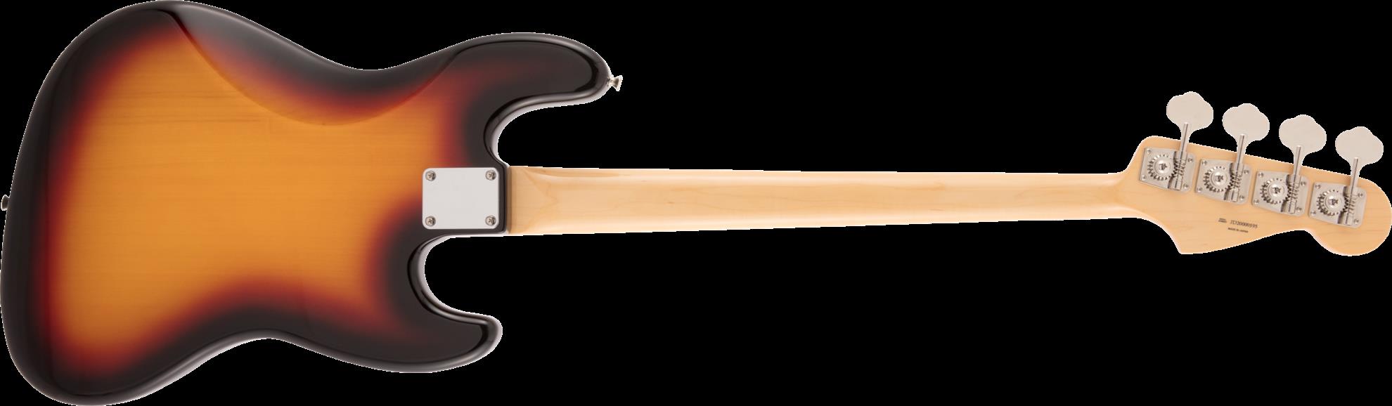 Fender MIJ Traditional 60s Jazz Bass LH w/Rosewood Fretboard - 3 Colour Burst