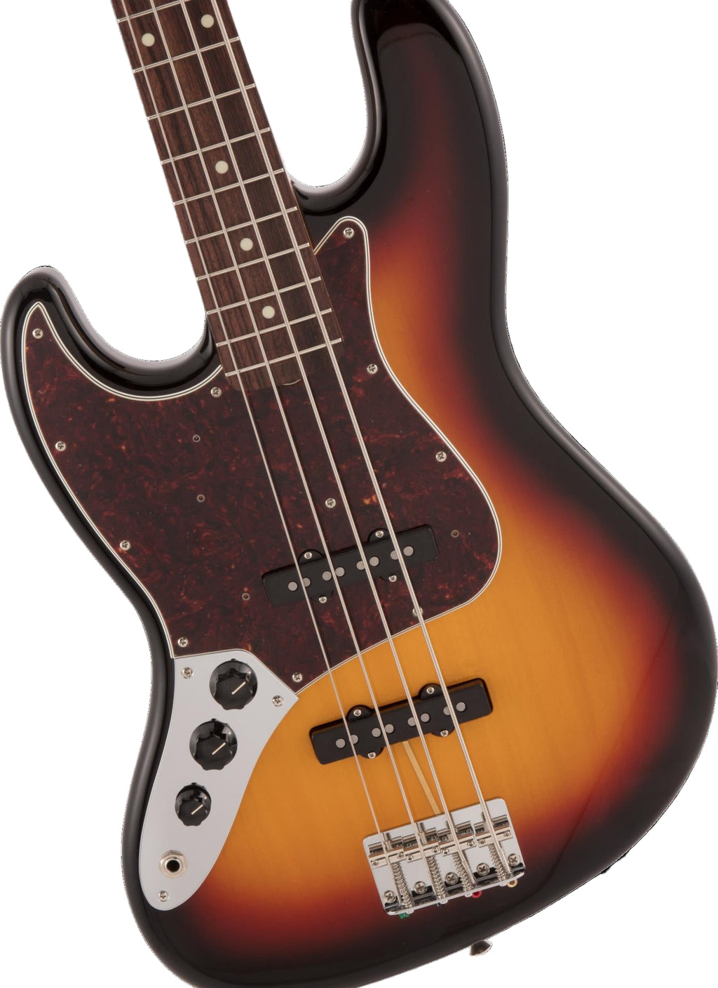 Fender MIJ Traditional 60s Jazz Bass LH w/Rosewood Fretboard - 3 Colour Burst