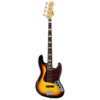 Fender MIJ Traditional 60s Jazz electric guitar with rosewood fretboard in 3-color burst finish, showcasing its classic design.