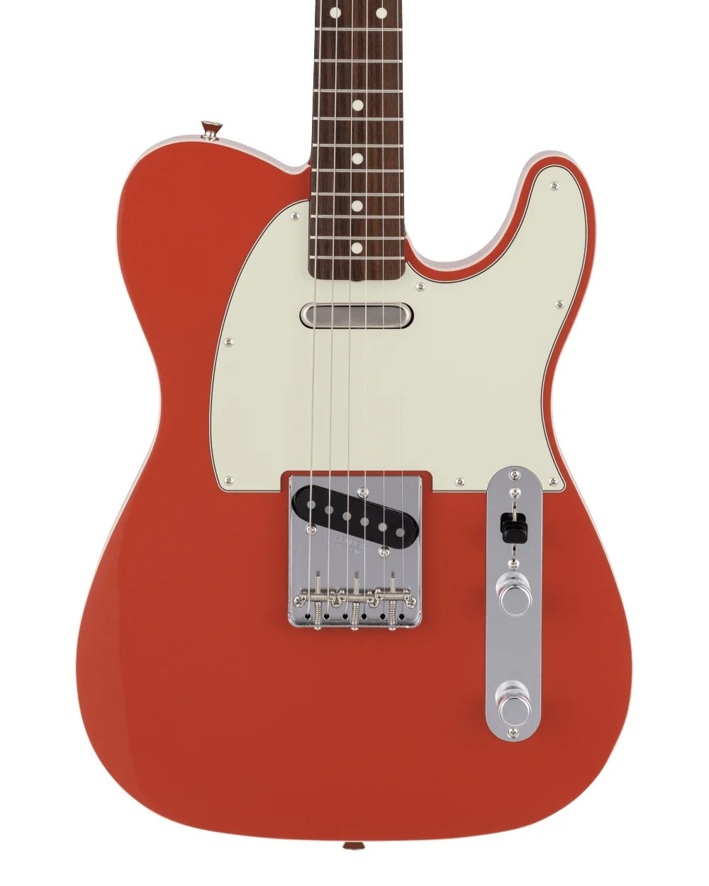 Fender Made in Japan Traditional 60s Telecaster Custom Rosewood FB Electric Guitar- Fiesta Red