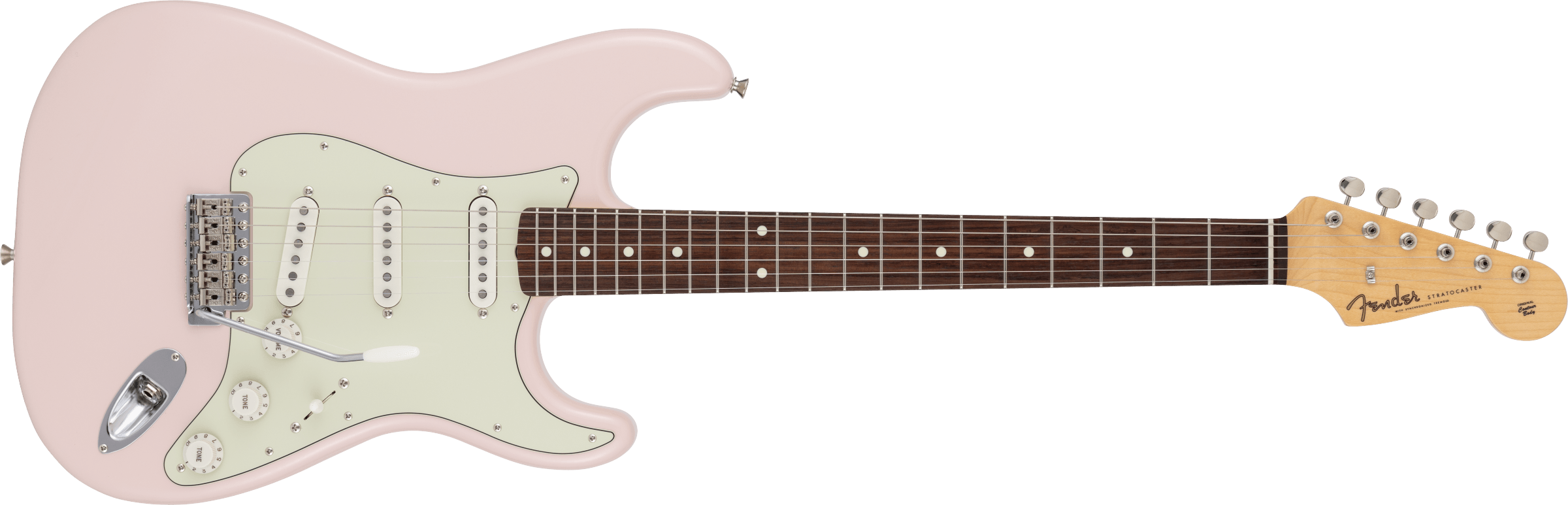 Fender MIJ Traditional 60s Stratocaster Rosewood FB - Shell Pink