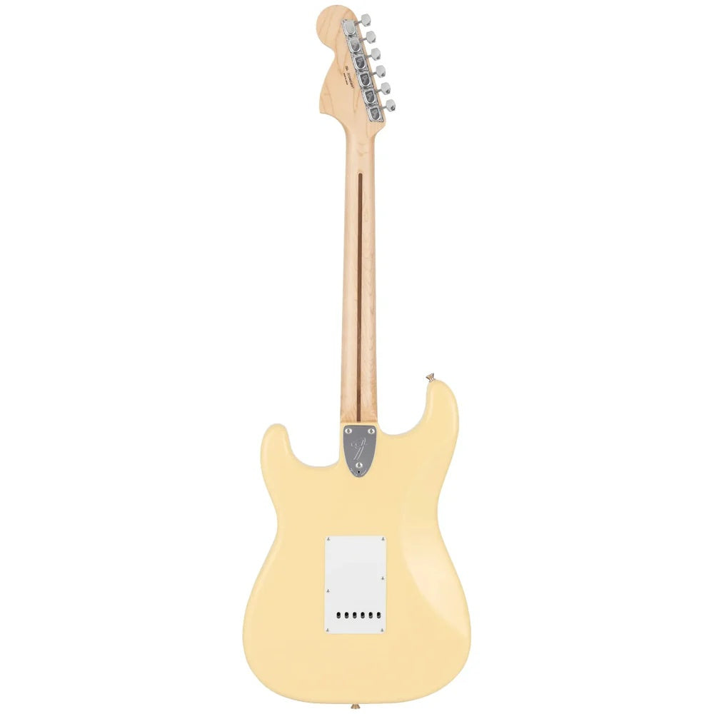 Fender Made in Japan Traditional 70s Stratocaster Maple FB Electric Guitar- Vintage White