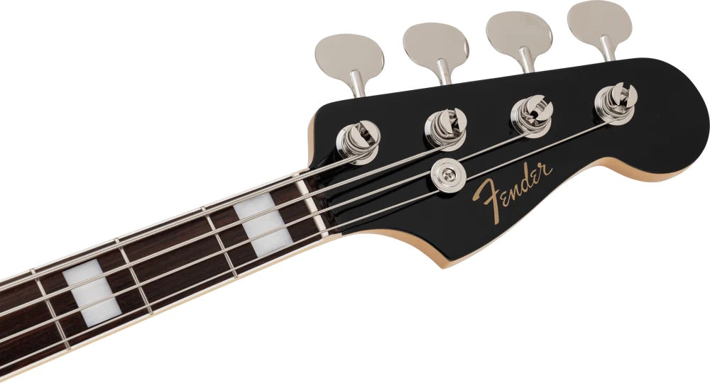 Fender Made in Japan Traditional Late 60s Jazz Bass Rosewood FB Bass Guitar- Black