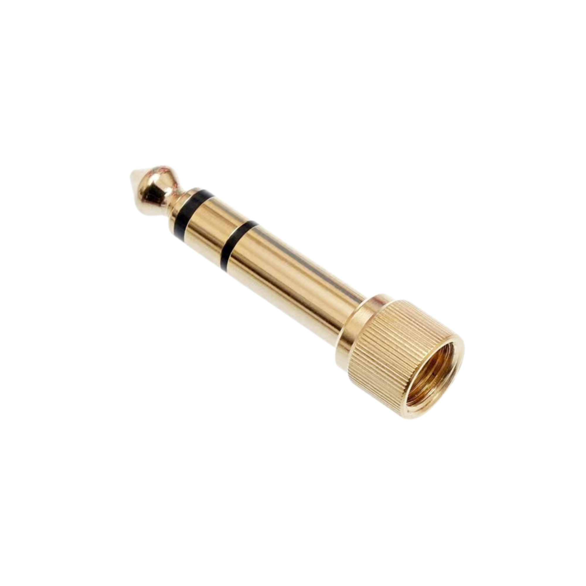 Sennheiser monitoring headphones with 1/4 inch stereo jack adapter and screw-on connector for professional audio use