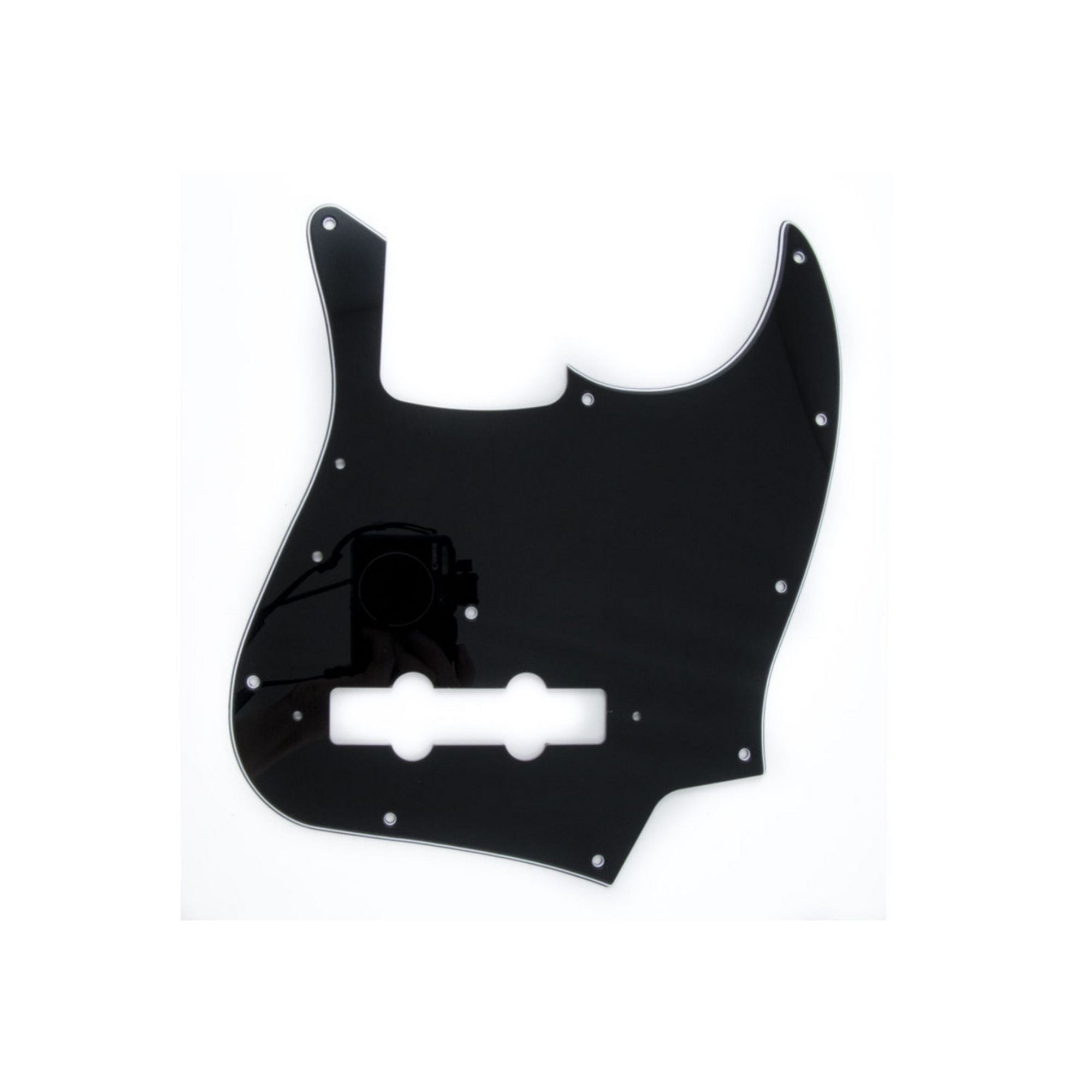 Fender Pure Vint Pickguard Jazz Bass 70s 10 Hole Black 3 Ply
