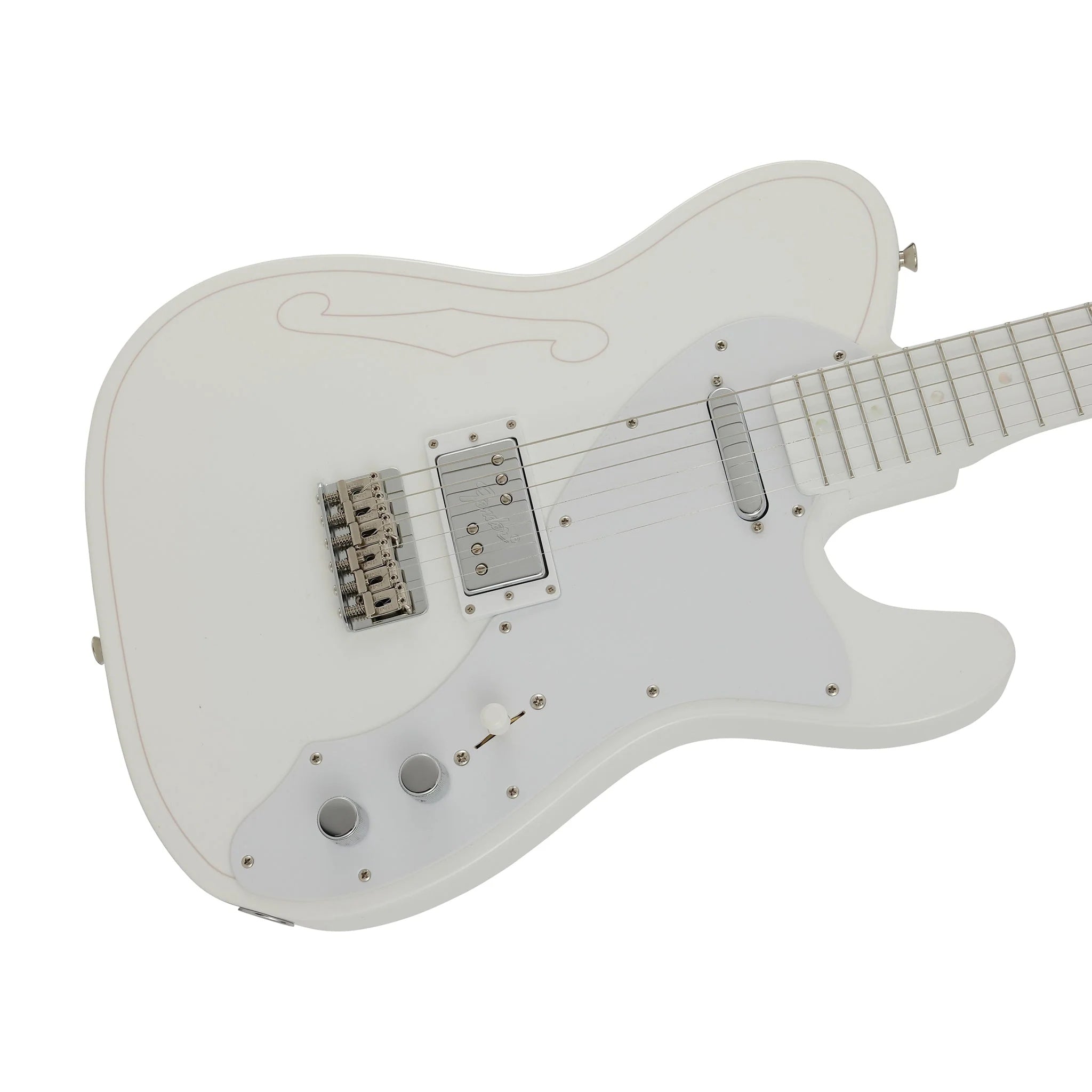 Fender Silent Siren Telecaster Electric Guitar w/Maple Fretboard - Arctic White