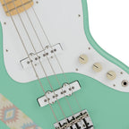 Fender Silent Siren Jazz Bass w/Maple Fretboard - Surf Green