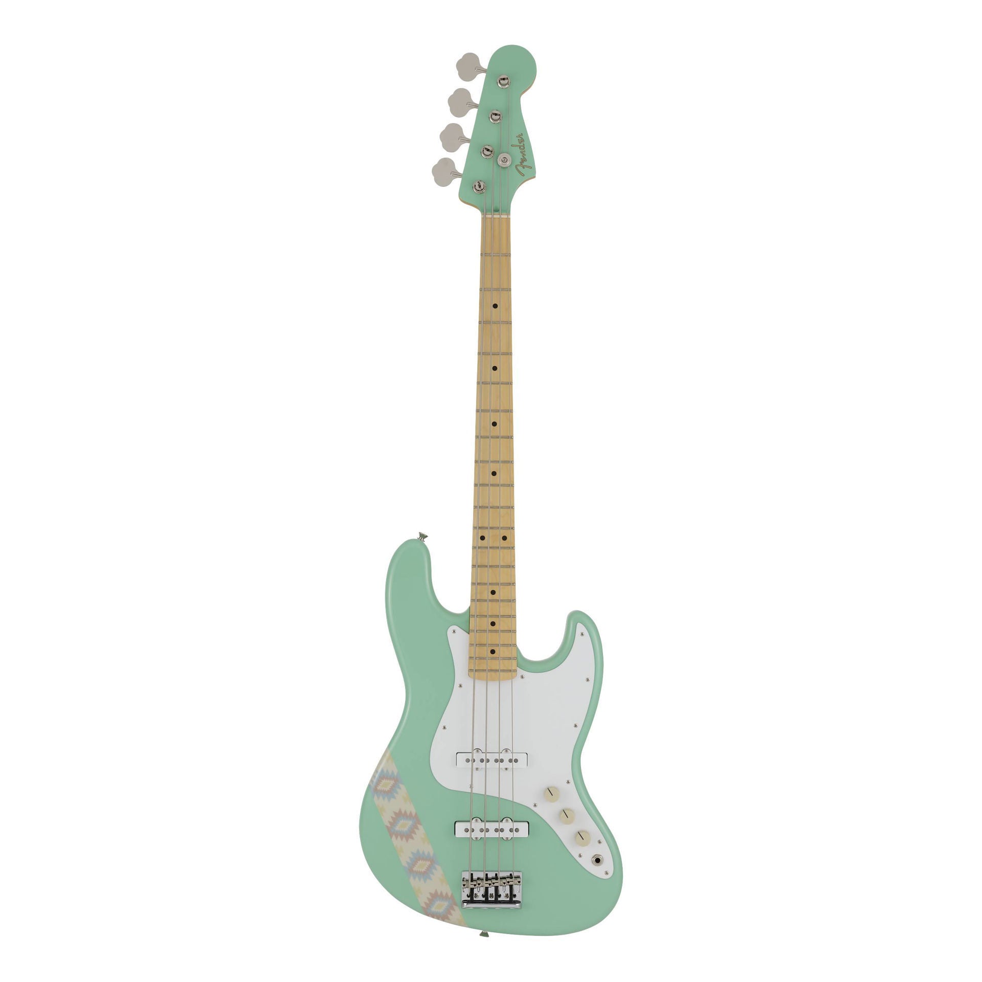 Fender Silent Siren Jazz Bass w/Maple Fretboard - Surf Green