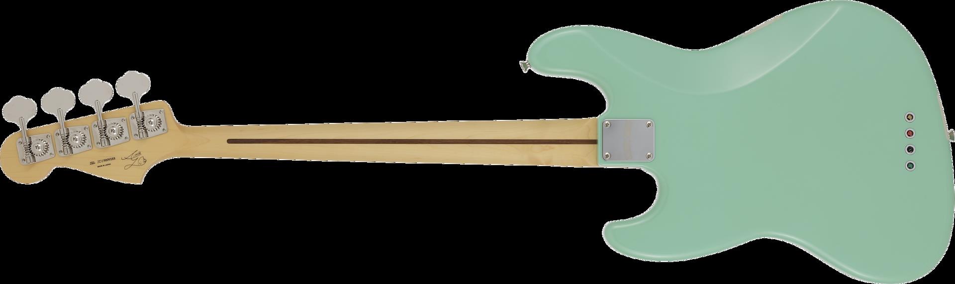 Fender Silent Siren Jazz Bass w/Maple Fretboard - Surf Green