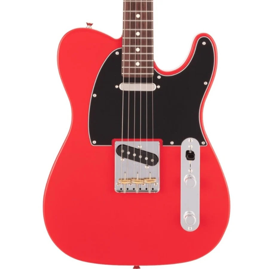 Fender MIJ Hybrid II Telecaster Electric Guitar w/Rosewood Fretboard - Modena Red