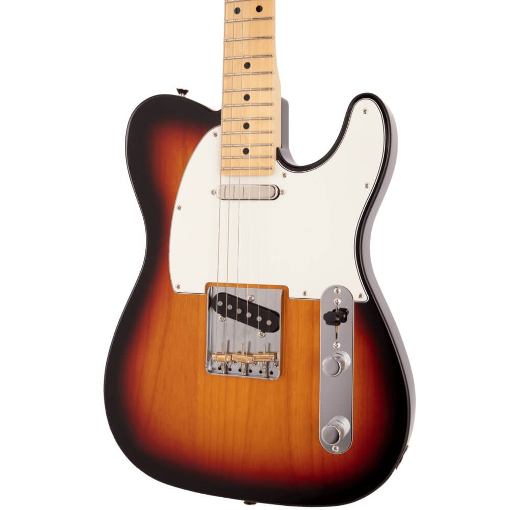 Fender MIJ Hybrid II Telecaster Electric Guitar w/Maple Fretboard - 3-Colour Sunburst