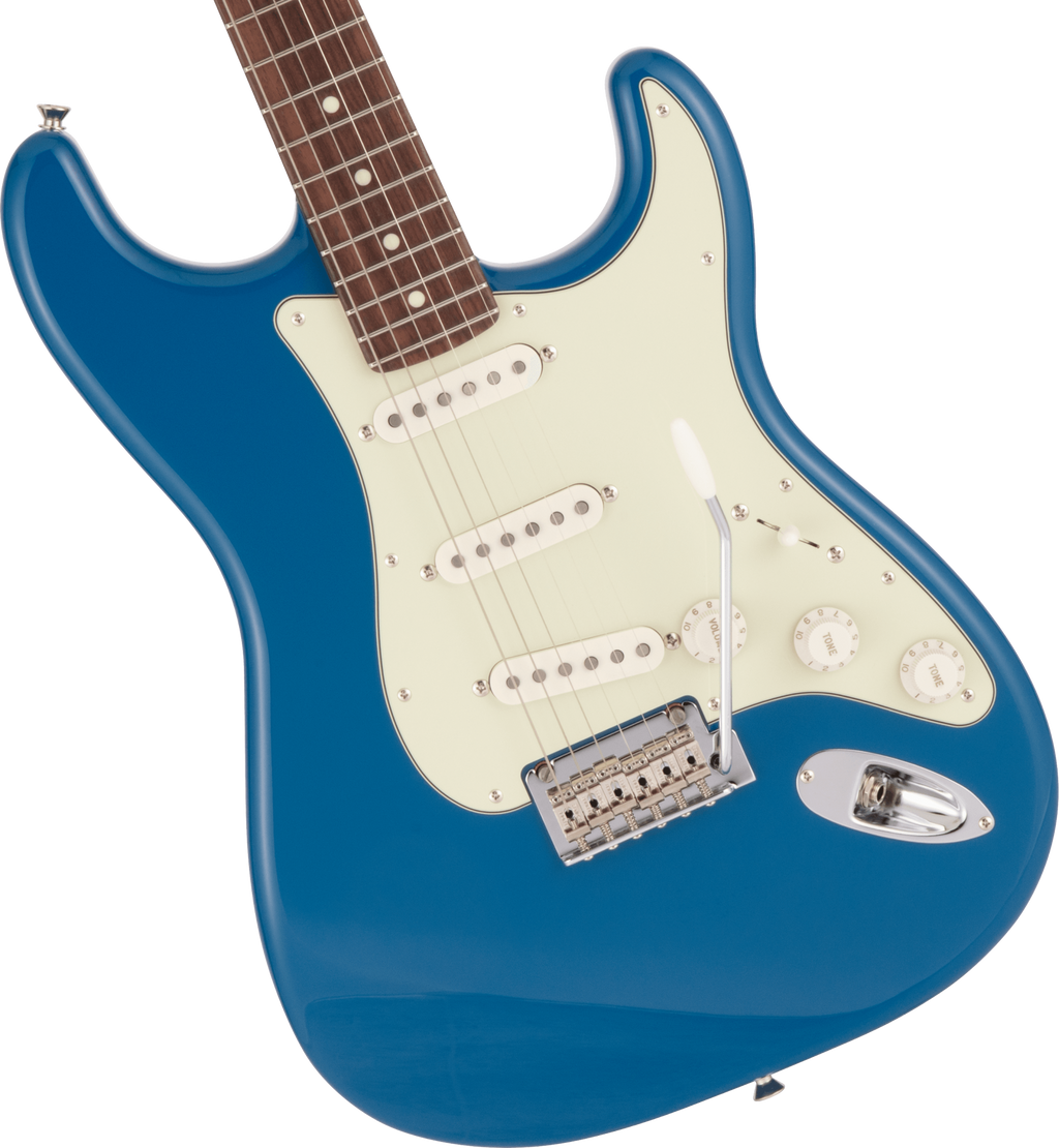 Fender MIJ Hybrid II Stratocaster Electric Guitar w/Rosewood Fretboard - Forest Blue