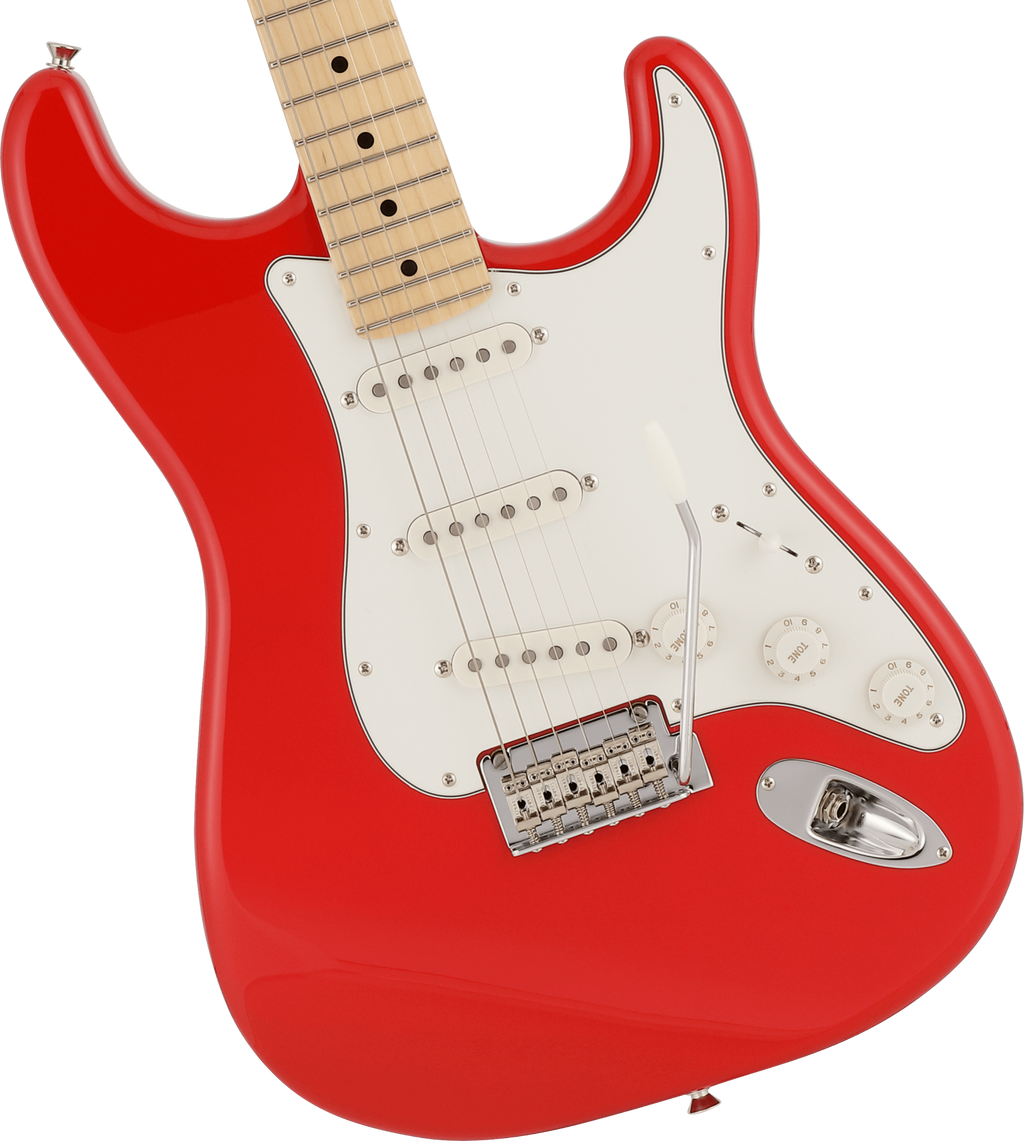 Fender MIJ Hybrid II Stratocaster Electric Guitar w/Maple Fretboard - Modena Red