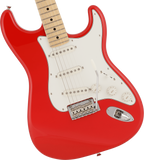 Fender MIJ Hybrid II Stratocaster Electric Guitar w/Maple Fretboard - Modena Red