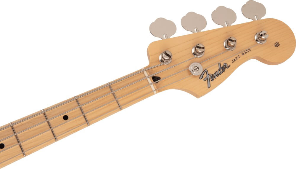 Fender MIJ Hybrid II Jazz Bass Guitar w/Maple Fretboard - Vintage Natural