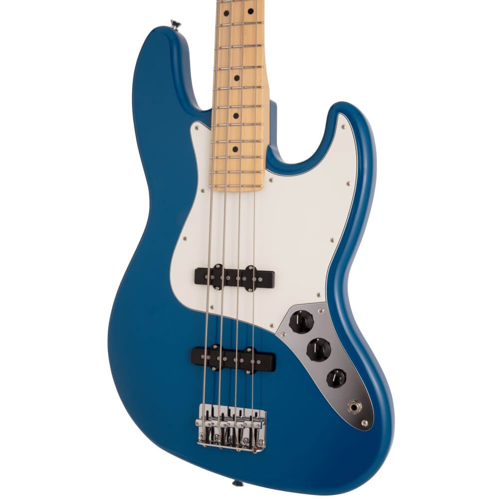 Fender MIJ Hybrid II Jazz Bass w/Maple Fretboard - Forest Blue