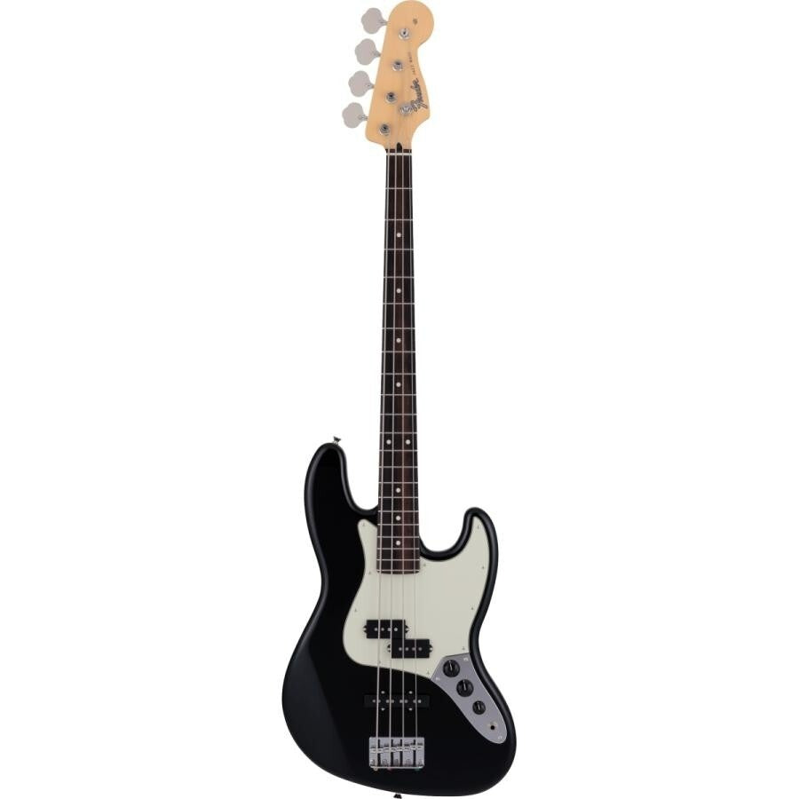 Fender 2024 Collection Made in Japan Hybrid II Jazz Bass PJ w/Rosewood Fretboard - Black