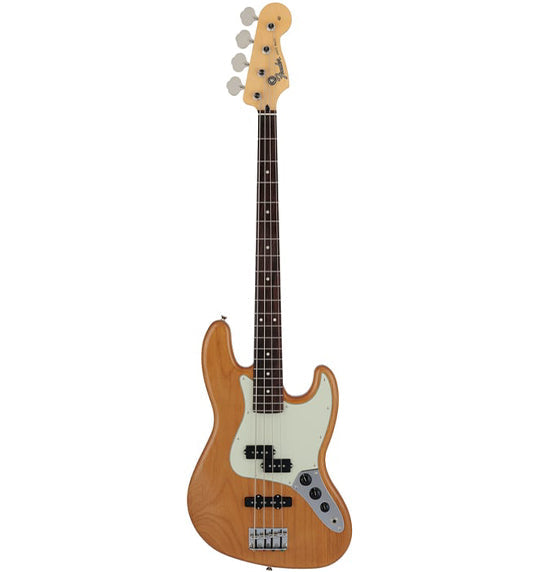 Fender 2024 Collection Made in Japan Hybrid II Jazz Bass PJ w/Rosewood Fretboard - Vintage Natural