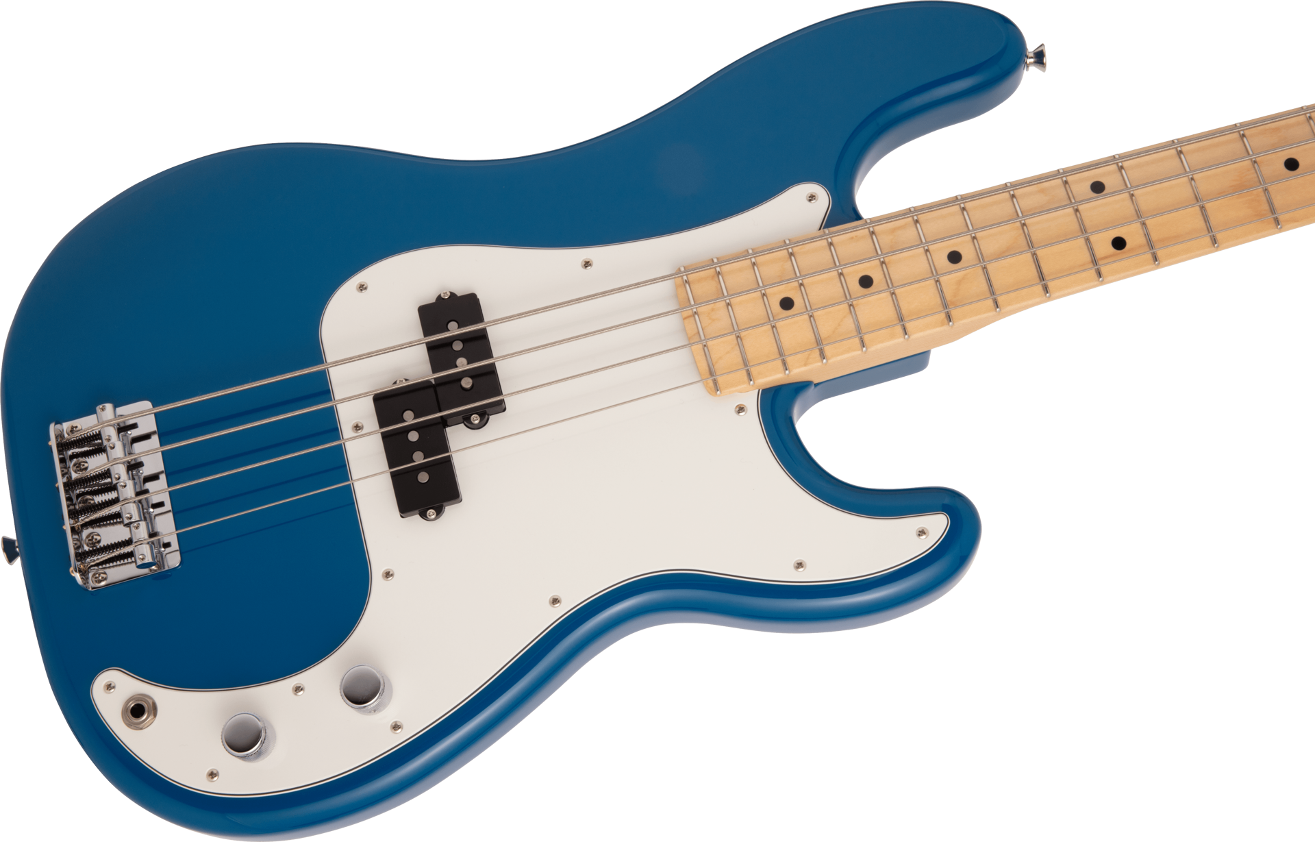 Fender MIJ Hybrid II P Bass w/Maple Fretboard - Forest Blue