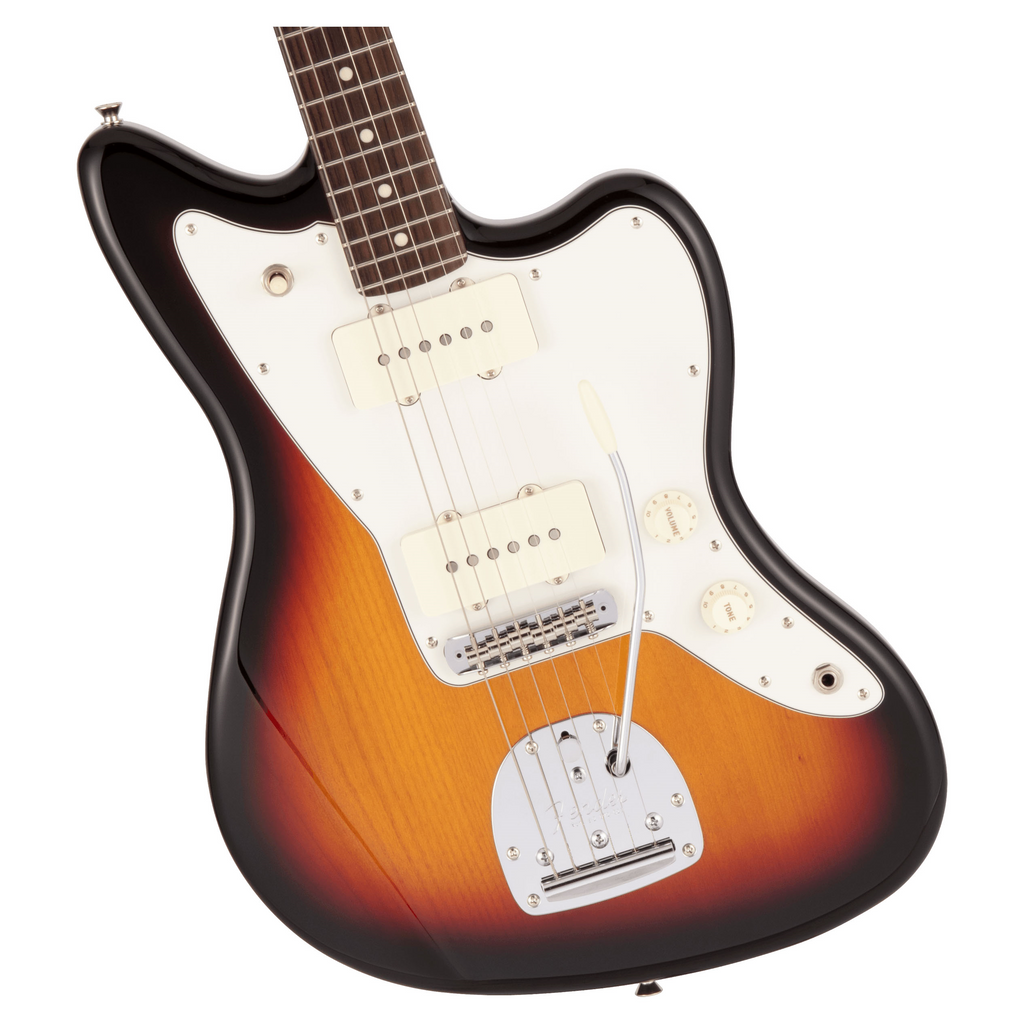 Fender MIJ Hybrid II Jazz Electric Guitar w/Rosewood Fretboard - 3 Colour Burst