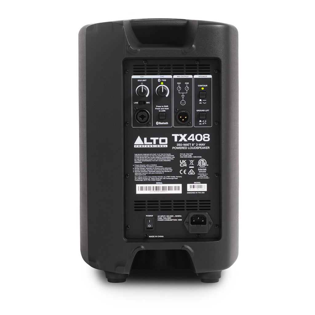 Alto TX408 350W 8-inch Powered Loudspeaker with Bluetooth